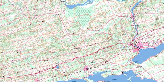 Trenton Topo Map 031C04 at 1:50,000 scale - National Topographic System of Canada (NTS) - Toporama map