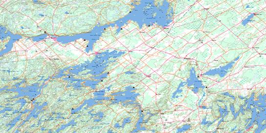 Westport Topo Map 031C09 at 1:50,000 scale - National Topographic System of Canada (NTS) - Toporama map