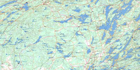 Tichborne Topo Map 031C10 at 1:50,000 scale - National Topographic System of Canada (NTS) - Toporama map