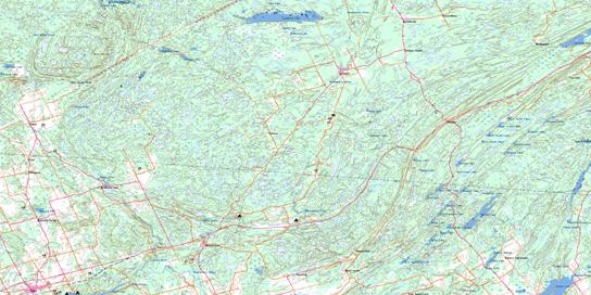 Kaladar Topographic map 031C11 at 1:50,000 Scale