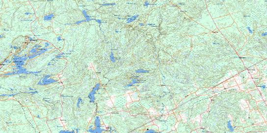 Bannockburn Topo Map 031C12 at 1:50,000 scale - National Topographic System of Canada (NTS) - Toporama map