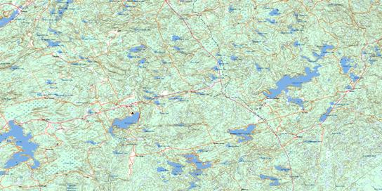 Coe Hill Topo Map 031C13 at 1:50,000 scale - National Topographic System of Canada (NTS) - Toporama map