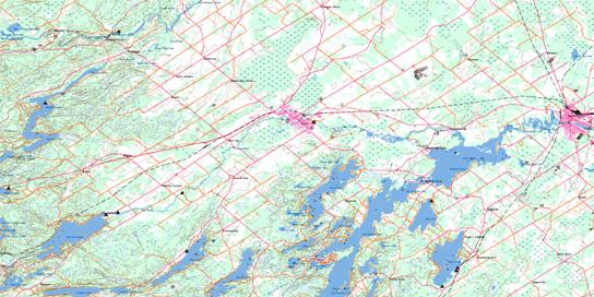 Perth Topographic map 031C16 at 1:50,000 Scale