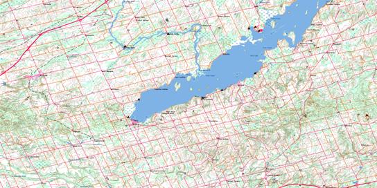 Rice Lake Topo Map 031D01 at 1:50,000 scale - National Topographic System of Canada (NTS) - Toporama map
