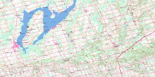 Scugog Topographic map 031D02 at 1:50,000 Scale