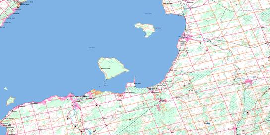 Beaverton Topo Map 031D06 at 1:50,000 scale - National Topographic System of Canada (NTS) - Toporama map