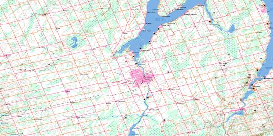 Lindsay Topo Map 031D07 at 1:50,000 scale - National Topographic System of Canada (NTS) - Toporama map