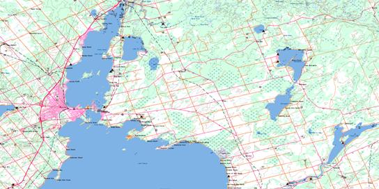 Orillia Topo Map 031D11 at 1:50,000 scale - National Topographic System of Canada (NTS) - Toporama map