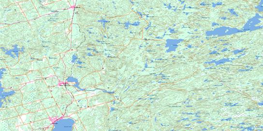 South River Topographic map 031E14 at 1:50,000 Scale