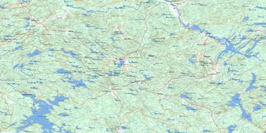 Denbigh Topo Map 031F03 at 1:50,000 scale - National Topographic System of Canada (NTS) - Toporama map