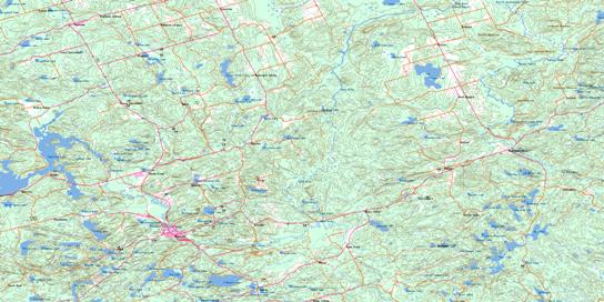 Bancroft Topographic map 031F04 at 1:50,000 Scale