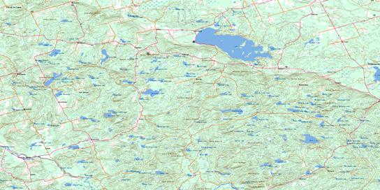 Brudenell Topographic map 031F06 at 1:50,000 Scale