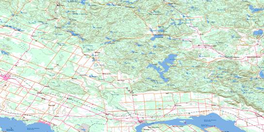 Quyon Topo Map 031F09 at 1:50,000 scale - National Topographic System of Canada (NTS) - Toporama map