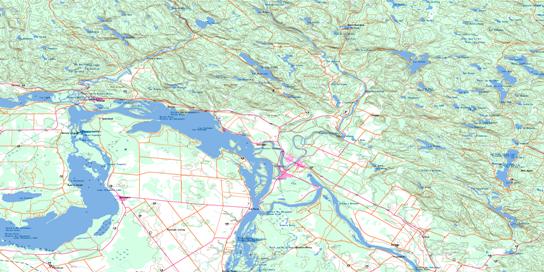Fort-Coulonge Topo Map 031F15 at 1:50,000 scale - National Topographic System of Canada (NTS) - Toporama map