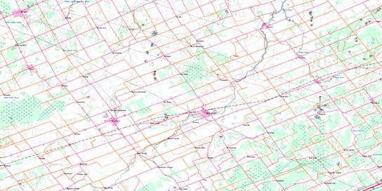 Winchester Topo Map 031G03 at 1:50,000 scale - National Topographic System of Canada (NTS) - Toporama map
