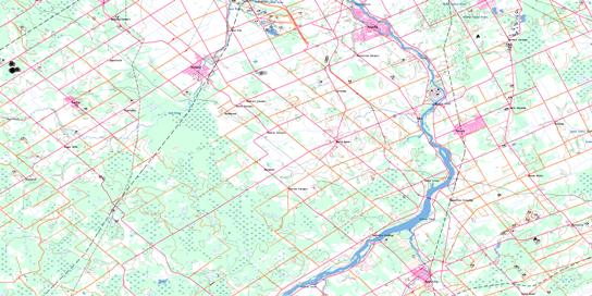 Kemptville Topo Map 031G04 at 1:50,000 scale - National Topographic System of Canada (NTS) - Toporama map