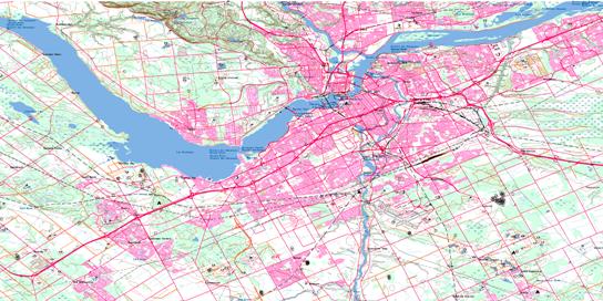 Ottawa Topo Map 031G05 at 1:50,000 scale - National Topographic System of Canada (NTS) - Toporama map