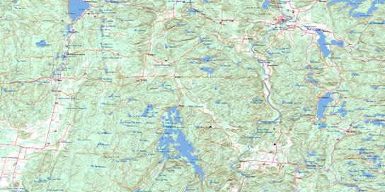 Arundel Topo Map 031G15 at 1:50,000 scale - National Topographic System of Canada (NTS) - Toporama map