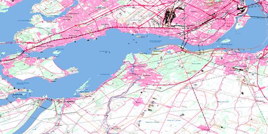 Lachine Topo Map 031H05 at 1:50,000 scale - National Topographic System of Canada (NTS) - Toporama map