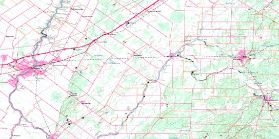 Saint-Hyacinthe Topographic map 031H10 at 1:50,000 Scale