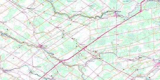 Saint-Leonard-D'Aston Topographic map 031I01 at 1:50,000 Scale