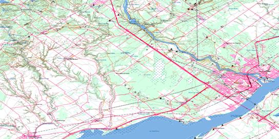 Trois-Rivieres Topo Map 031I07 at 1:50,000 scale - National Topographic System of Canada (NTS) - Toporama map