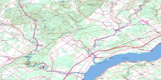 Grondines Topo Map 031I09 at 1:50,000 scale - National Topographic System of Canada (NTS) - Toporama map