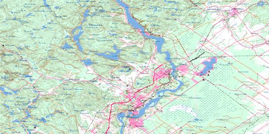 Shawinigan Topo Map 031I10 at 1:50,000 scale - National Topographic System of Canada (NTS) - Toporama map