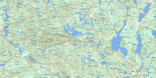 Duhamel Topo Map 031J03 at 1:50,000 scale - National Topographic System of Canada (NTS) - Toporama map