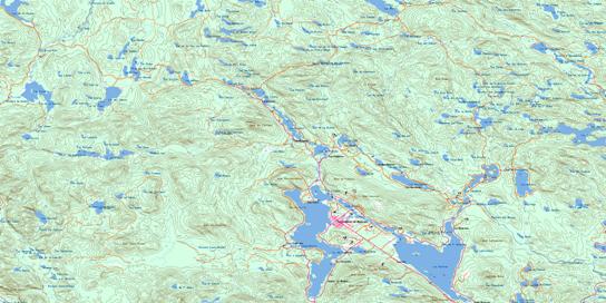 Saint-Donat-De-Montcalm Topographic map 031J08 at 1:50,000 Scale