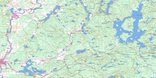 Ferme-Neuve Topographic map 031J11 at 1:50,000 Scale