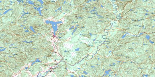 Sainte-Anne-Du-Lac Topographic map 031J14 at 1:50,000 Scale