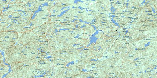 Lac De La Maison De Pierre Topographic map 031J15 at 1:50,000 Scale