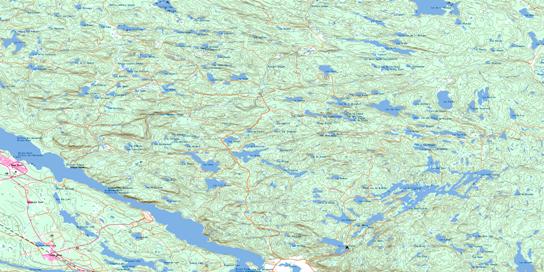 Chalk River Topo Map 031K03 at 1:50,000 scale - National Topographic System of Canada (NTS) - Toporama map