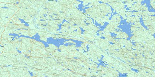 Lac St-Patrice Topographic map 031K06 at 1:50,000 Scale