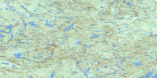 Lac Kellog Topo Map 031K16 at 1:50,000 scale - National Topographic System of Canada (NTS) - Toporama map