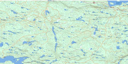 Brent Topo Map 031L01 at 1:50,000 scale - National Topographic System of Canada (NTS) - Toporama map