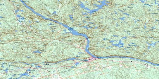 Mattawa Topo Map 031L07 at 1:50,000 scale - National Topographic System of Canada (NTS) - Toporama map