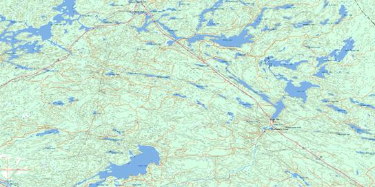 Marten Lake Topo Map 031L12 at 1:50,000 scale - National Topographic System of Canada (NTS) - Toporama map