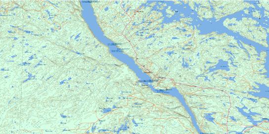 Ottertail Creek Topo Map 031L14 at 1:50,000 scale - National Topographic System of Canada (NTS) - Toporama map