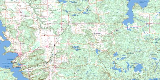 Ville-Marie Topo Map 031M06 at 1:50,000 scale - National Topographic System of Canada (NTS) - Toporama map
