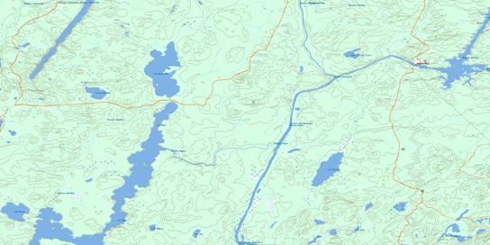 Lac Roger Topo Map 031M15 at 1:50,000 scale - National Topographic System of Canada (NTS) - Toporama map