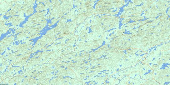 Lac Yser Topo Map 031N15 at 1:50,000 scale - National Topographic System of Canada (NTS) - Toporama map