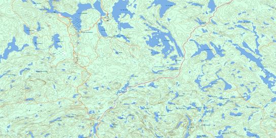 Lac Troyes Topo Map 031O01 at 1:50,000 scale - National Topographic System of Canada (NTS) - Toporama map