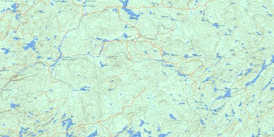 Lac Pine Topo Map 031O02 at 1:50,000 scale - National Topographic System of Canada (NTS) - Toporama map
