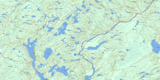 Lac Petawaga Topo Map 031O04 at 1:50,000 scale - National Topographic System of Canada (NTS) - Toporama map