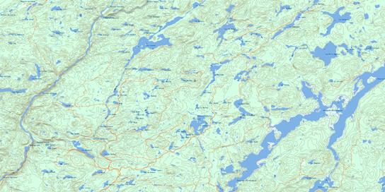 Lac Duplessis Topo Map 031O06 at 1:50,000 scale - National Topographic System of Canada (NTS) - Toporama map