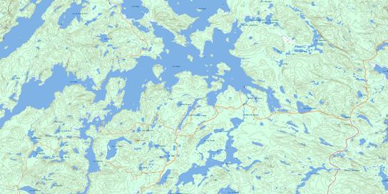 Lac Kempt Topo Map 031O08 at 1:50,000 scale - National Topographic System of Canada (NTS) - Toporama map