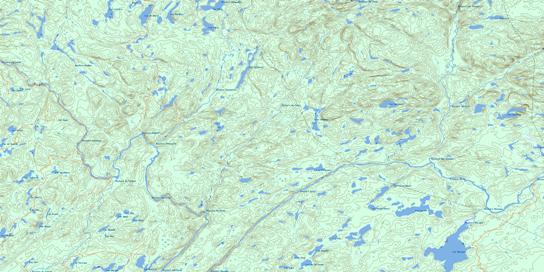 Lac Nasigon Topographic map 031O11 at 1:50,000 Scale