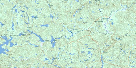 Casey Topo Map 031O16 at 1:50,000 scale - National Topographic System of Canada (NTS) - Toporama map